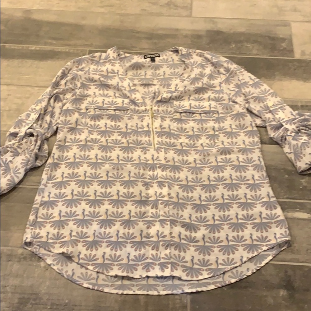 Tan sleeve express top